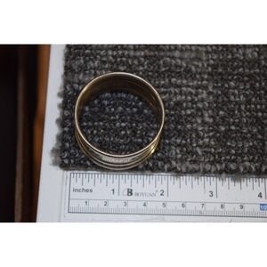 Vintage Gorham 925 Sterling Silver Etruscan Napkin Ring Monogram "AS" 24 grams
